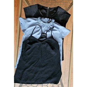 Womens XS shirt dress shirt lot of three( 2 Express and 1 Banana republic)